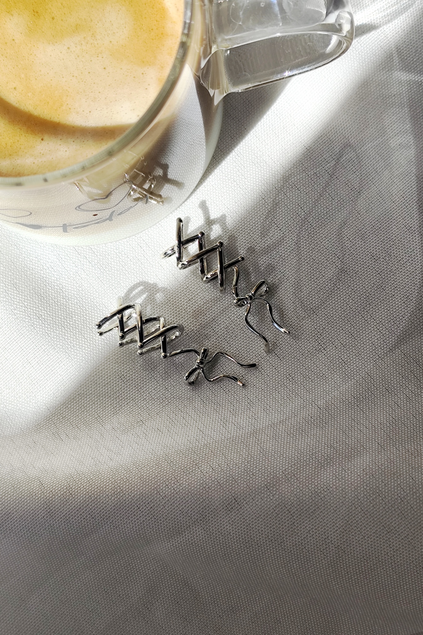 گوشواره ایرکاف پاپیون بدون نیاز به سوراخ